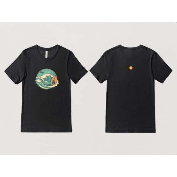 T-Shirt B-Vibes: Waves_Black