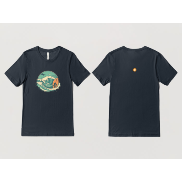 T-Shirt B-Vibes: Waves_Navy