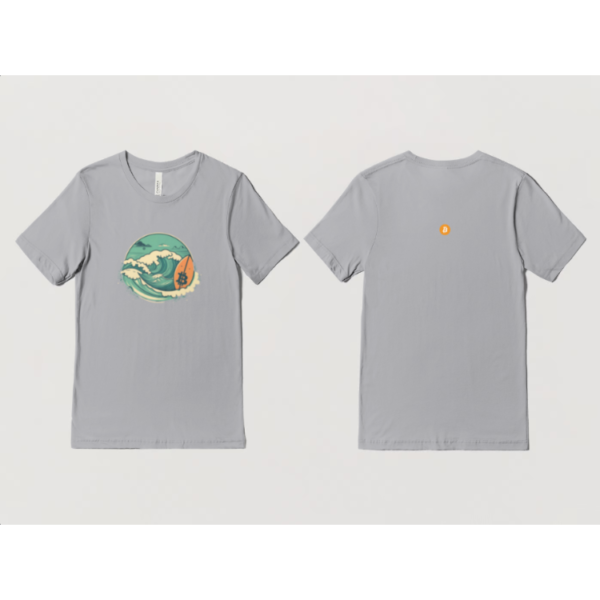 T-Shirt B-Vibes: Waves_Gray