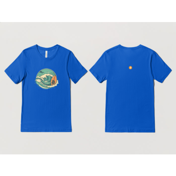 T-Shirt B-Vibes: Waves_Royal Blue