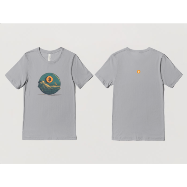 T-Shirt B-Vibes: Sail with Satoshi_Gray