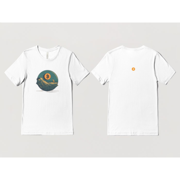 T-Shirt B-Vibes: Sail with Satoshi_White