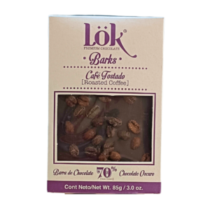 Lök CHOCOLATE BARK Roasted Coffee Dark Chocolate