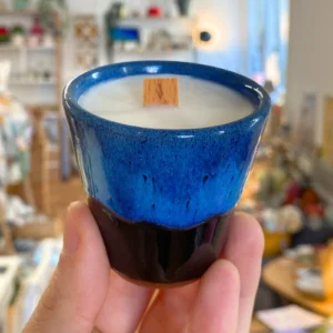 Candle in Ceramic Shot Cup